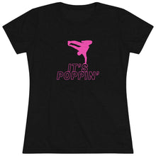 Load image into Gallery viewer, Women&#39;s Pink on Pink &quot;Poppin&#39;&quot; Triblend Tee
