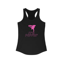 Load image into Gallery viewer, Women&#39;s Ideal Pink on Pink &quot;Poppin&#39;&quot; Racerback Tank
