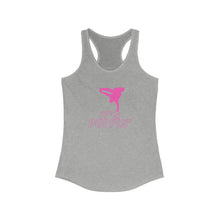 Load image into Gallery viewer, Women&#39;s Ideal Pink on Pink &quot;Poppin&#39;&quot; Racerback Tank
