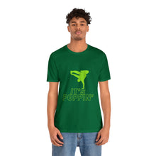 Load image into Gallery viewer, Unisex Poppin&#39; Green on Green Jersey Short Sleeve Tee
