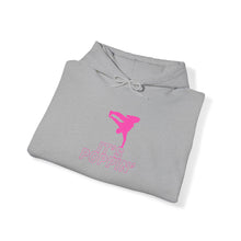 Load image into Gallery viewer, Unisex Heavy Pink on Pink &quot;Poppin&#39;&quot; Blend™ Hooded Sweatshirt
