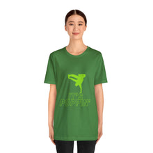 Load image into Gallery viewer, Unisex Poppin&#39; Green on Green Jersey Short Sleeve Tee
