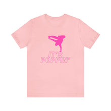 Load image into Gallery viewer, Unisex Jersey Pink on Pink &quot;Poppin&#39;&quot; Short Sleeve Tee
