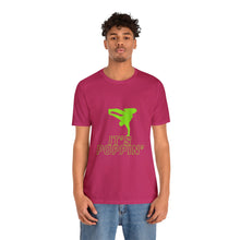 Load image into Gallery viewer, Unisex Poppin&#39; Green on Green Jersey Short Sleeve Tee
