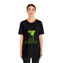 Load image into Gallery viewer, Unisex Poppin&#39; Green on Green Jersey Short Sleeve Tee
