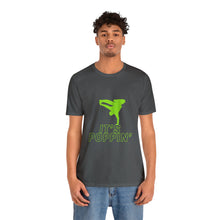 Load image into Gallery viewer, Unisex Poppin&#39; Green on Green Jersey Short Sleeve Tee
