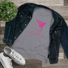 Load image into Gallery viewer, Women&#39;s Pink on Pink &quot;Poppin&#39;&quot; Triblend Tee
