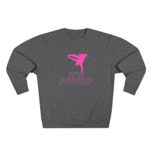 Load image into Gallery viewer, Unisex Crewneck Pink on Pink &quot;Poppin&#39;&quot; Sweatshirt
