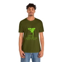 Load image into Gallery viewer, Unisex Poppin&#39; Green on Green Jersey Short Sleeve Tee
