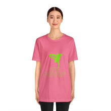 Load image into Gallery viewer, Unisex Poppin&#39; Green on Green Jersey Short Sleeve Tee
