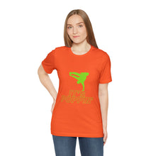 Load image into Gallery viewer, Unisex Poppin&#39; Green on Green Jersey Short Sleeve Tee
