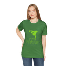 Load image into Gallery viewer, Unisex Poppin&#39; Green on Green Jersey Short Sleeve Tee
