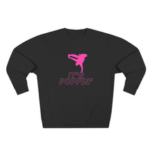 Load image into Gallery viewer, Unisex Crewneck Pink on Pink &quot;Poppin&#39;&quot; Sweatshirt
