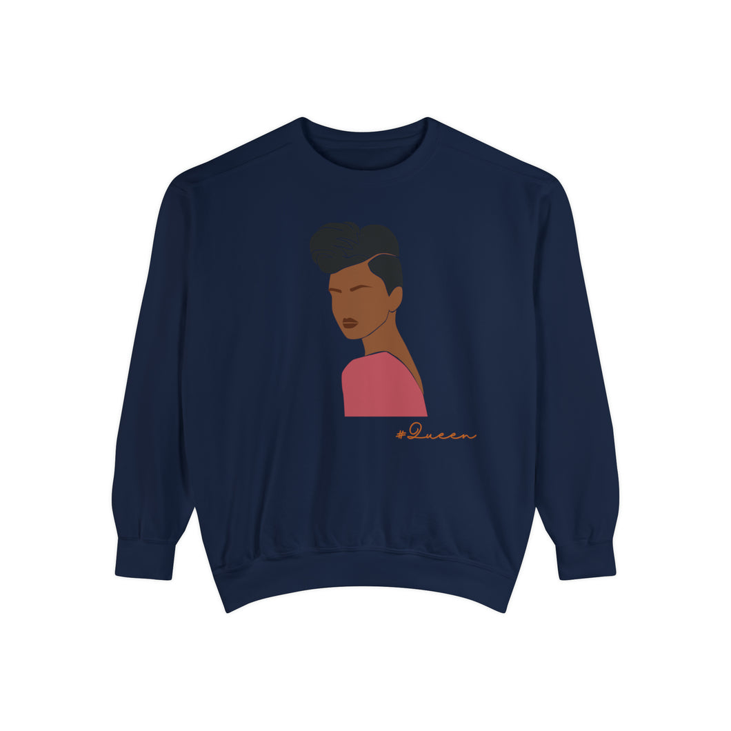 Unisex Queen Garment-Dyed Sweatshirt