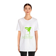 Load image into Gallery viewer, Unisex Poppin&#39; Green on Green Jersey Short Sleeve Tee
