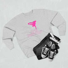 Load image into Gallery viewer, Unisex Crewneck Pink on Pink &quot;Poppin&#39;&quot; Sweatshirt
