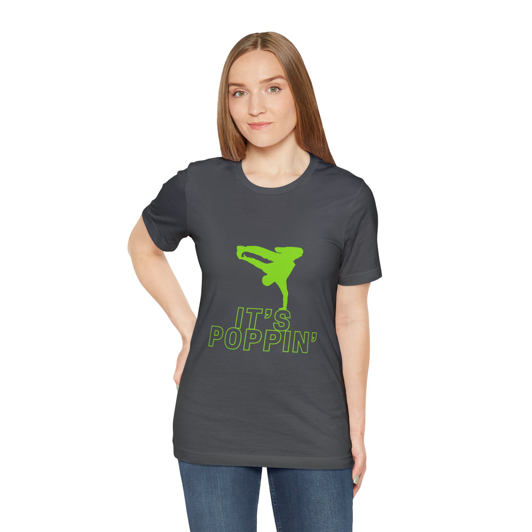 Unisex Poppin' Green on Green Jersey Short Sleeve Tee