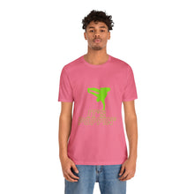 Load image into Gallery viewer, Unisex Poppin&#39; Green on Green Jersey Short Sleeve Tee

