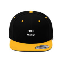 Load image into Gallery viewer, Unisex&quot;Free Mind&quot; Flat Bill Hat
