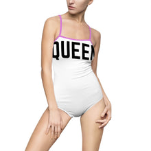 Load image into Gallery viewer, Women&#39;s One-piece &quot;QUEEN&quot; Swimsuit
