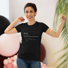 Load image into Gallery viewer, Women&#39;s &quot;Define Free&quot; Fitted Triblend Tee
