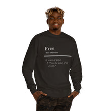 Load image into Gallery viewer, Unisex &quot;Define Free&quot; Crew Neck Sweatshirt
