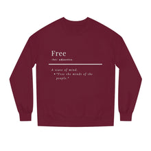 Load image into Gallery viewer, Unisex &quot;Define Free&quot; Crew Neck Sweatshirt
