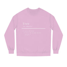 Load image into Gallery viewer, Unisex &quot;Define Free&quot; Crew Neck Sweatshirt
