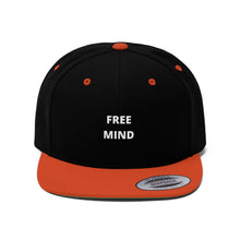 Load image into Gallery viewer, Unisex&quot;Free Mind&quot; Flat Bill Hat
